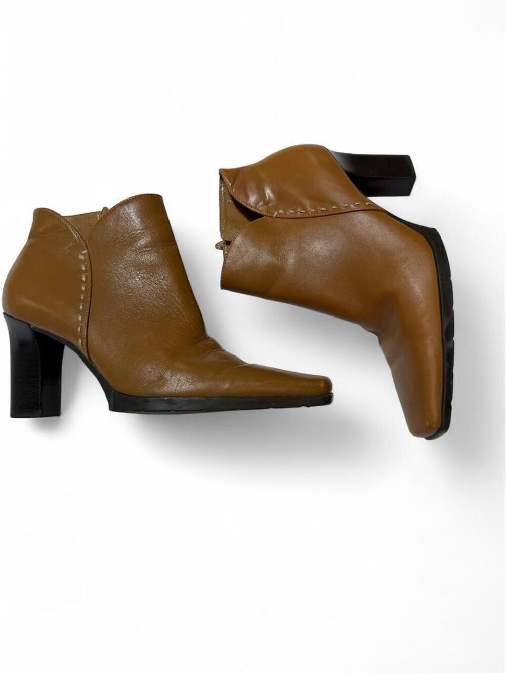 Franco Sarto Women's Brown and Tan Boot